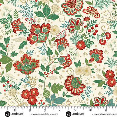 Adorn by Makower UK Bloom Cream