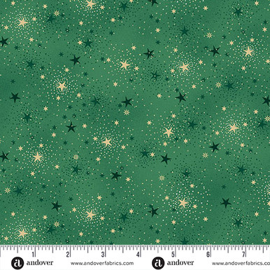 Adorn by Makower UK Sparkle Green