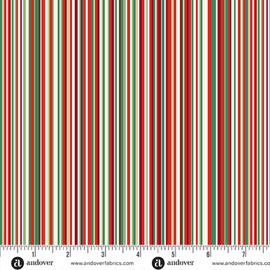 Adorn by Makower UK Classic Stripe Cream