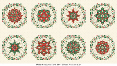 Adorn by Makower UK Circles Cream