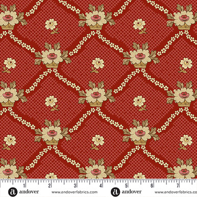 Always and Forever by Renee Nanneman Lattice Baskets Crimson