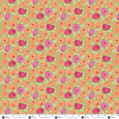 Groovy Garden by Renee Nanneman Tiptoe Tulips Lime