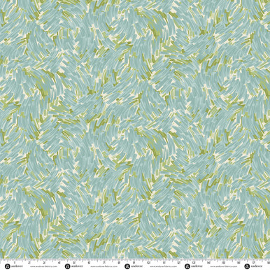 Groovy Garden by Renee Nanneman Freestyle Teal Green