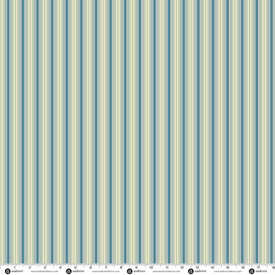 Healesville Christmas by Max & Louise Ticking Stripe Slate