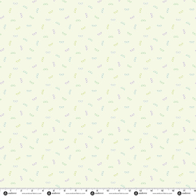 Level Up by Andover Fabrics Eyeware Mint
