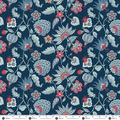 Liberty Garden by Tiffany Lauren Craftsmans Garden Indigo