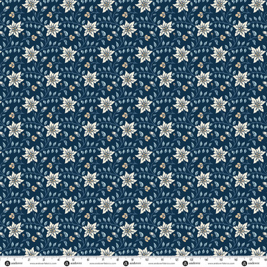Liberty Garden by Tiffany Lauren Copperplate Petals Indigo