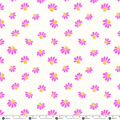 Patchwork and Petals by KP Creates Cheerful Blooms Vanilla