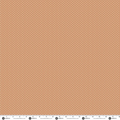 Practical Magic by Laundry Basket Quilts Forget Me Not Burnt Orange