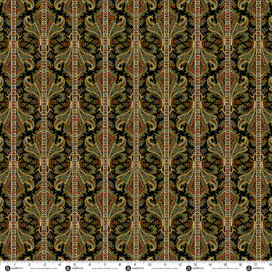 Providence Revisited by Jo Morton Striped Shawl Charcoal