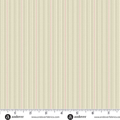 Quiltessential Minis by Laundry Basket Quilts Mini Double Stripe Blush