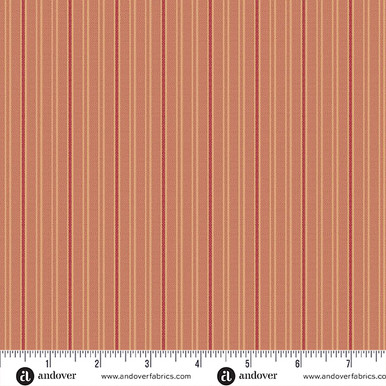 Quiltessential Minis by Laundry Basket Quilts Mini Double Stripe  Pumpkin