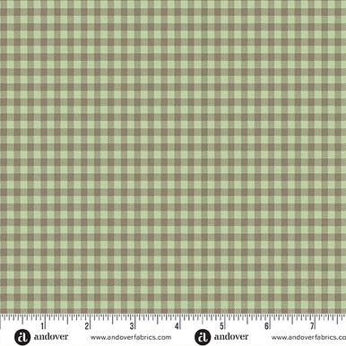 Quiltessential Minis by Laundry Basket Quilts Mini Gingham Seagrass