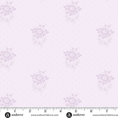 Simply Light by Andover Fabrics Petite Bouquet Lilac