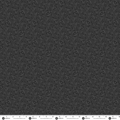 Simply Noir by Andover Fabrics Ripple Charcoal
