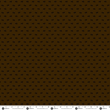 Simply Noir by Andover Fabrics Frond Chocolate