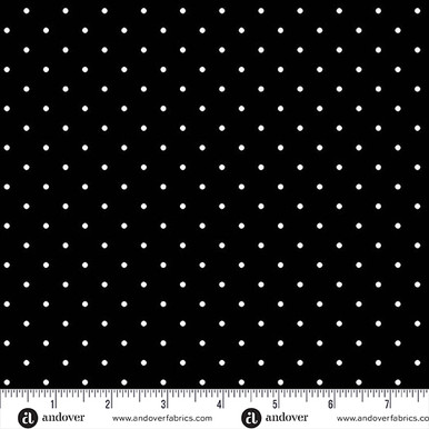 Simply Spot by Andover Fabrics Simply Spot Black