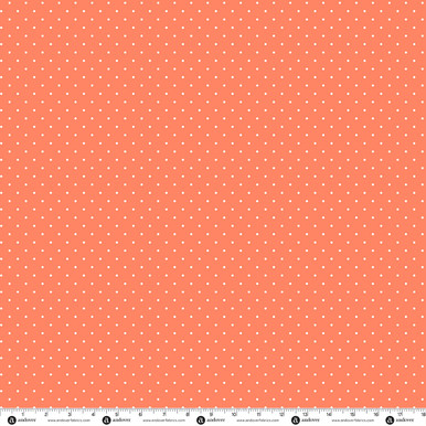 Simply Spot by Andover Fabrics Simply Spot Tangerine