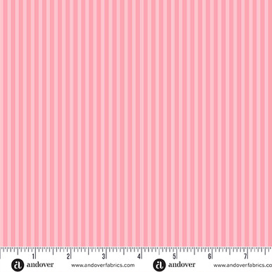 Simply Stripe by Andover Fabrics Simply Stripe Soft Pink
