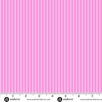 Simply Stripe by Andover Fabrics Simply Stripe Pink