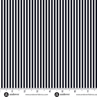 Simply Stripe by Andover Fabrics Simply Stripe Black