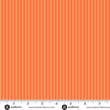 Simply Stripe by Andover Fabrics Simply Stripe Carrot