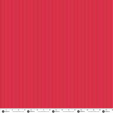 Simply Stripe by Andover Fabrics Simply Stripe Scarlet