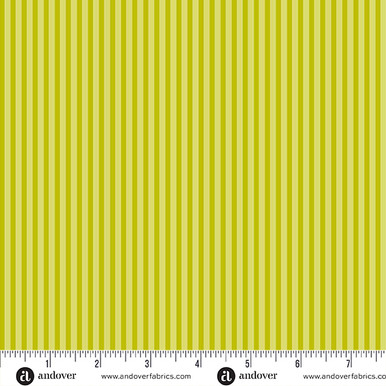 Simply Stripe by Andover Fabrics Simply Stripe Chartreuse