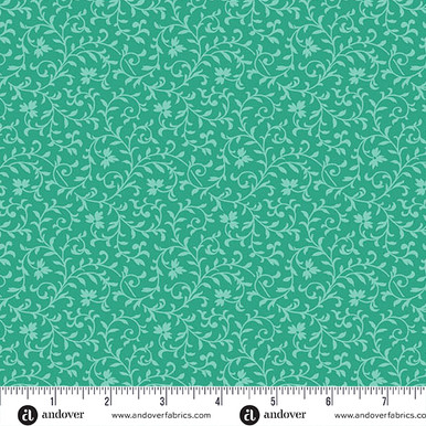 Simply Vine by Andover Fabrics Simply Vine Aqua