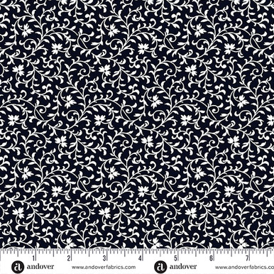 Simply Vine by Andover Fabrics Simply Vine Black
