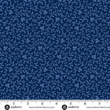 Simply Vine 108s by Andover Fabrics Simply Vine Cadet