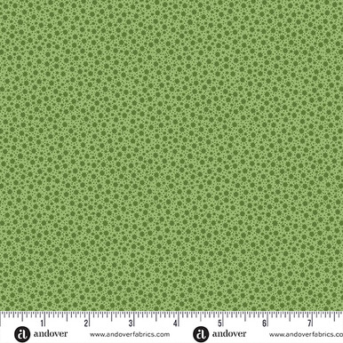 Snowberry by Andover Fabrics Flurry Spruce