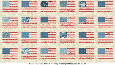 Stars and Stripes 108s by Laundry Basket Quilts Stars and Stripes Multi