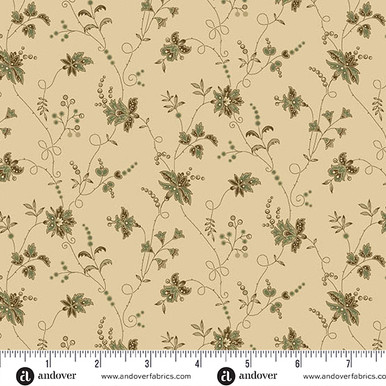 Trunk Treasures by Jo Morton Trellis Olive