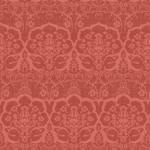 FLR43501 Damasco in Terracotta