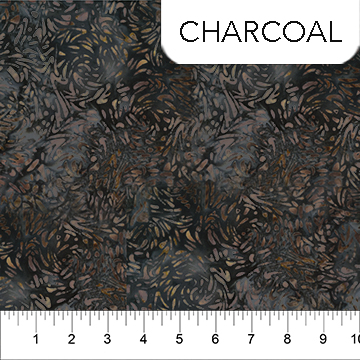 Arctic Fun Cotton Batik Charcoal