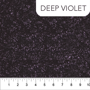 At Dusk Cotton Batik Deep Violet