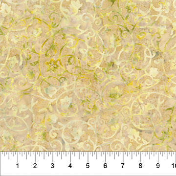 At Dusk Floral Vines Oatmeal