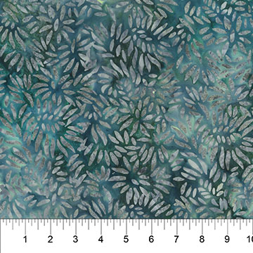 At Dusk Petals Smokey Teal