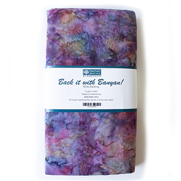 Back It With Banyan - NEW Design1/Tie Dye Purple Punch