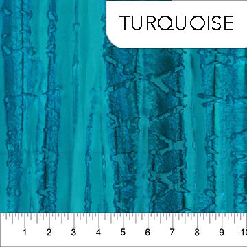 Boardwalk Dreams Cotton Batik Turquoise