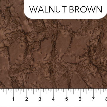 Boardwalk Dreams Cotton Batik Walnut Brown
