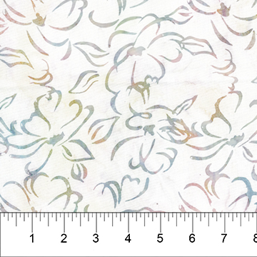 Color Me Banyan - Dot Plaid Cotton Batik Seashell