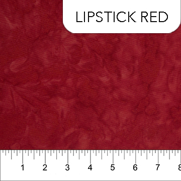 Color Me Banyan - Dot Plaid Cotton Batik Red