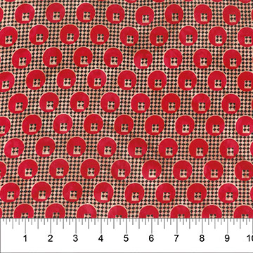 Color Me Banyan - Dot Plaid Dot Plaid Print Lipstick Red