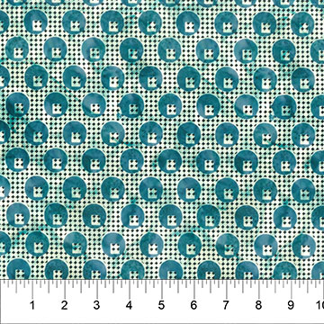 Color Me Banyan - Dot Plaid Dot Plaid Print Teal