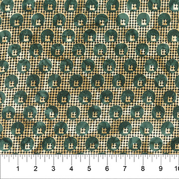 Color Me Banyan - Dot Plaid Dot Plaid Print Forest Green