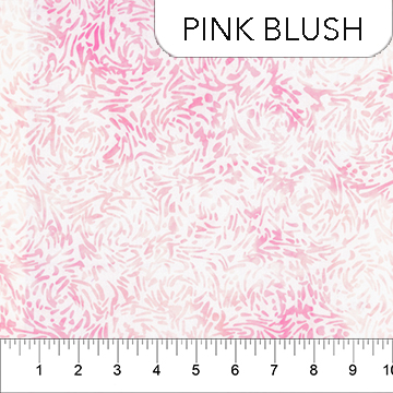 Color Me Banyan - Drop Cloth Cotton Batik Pink Blush