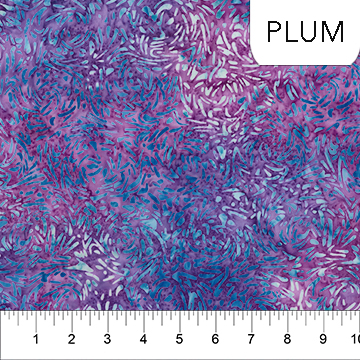 Color Me Banyan - Drop Cloth Cotton Batik Plum