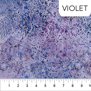 Color Me Banyan - Drop Cloth Cotton Batik Iris